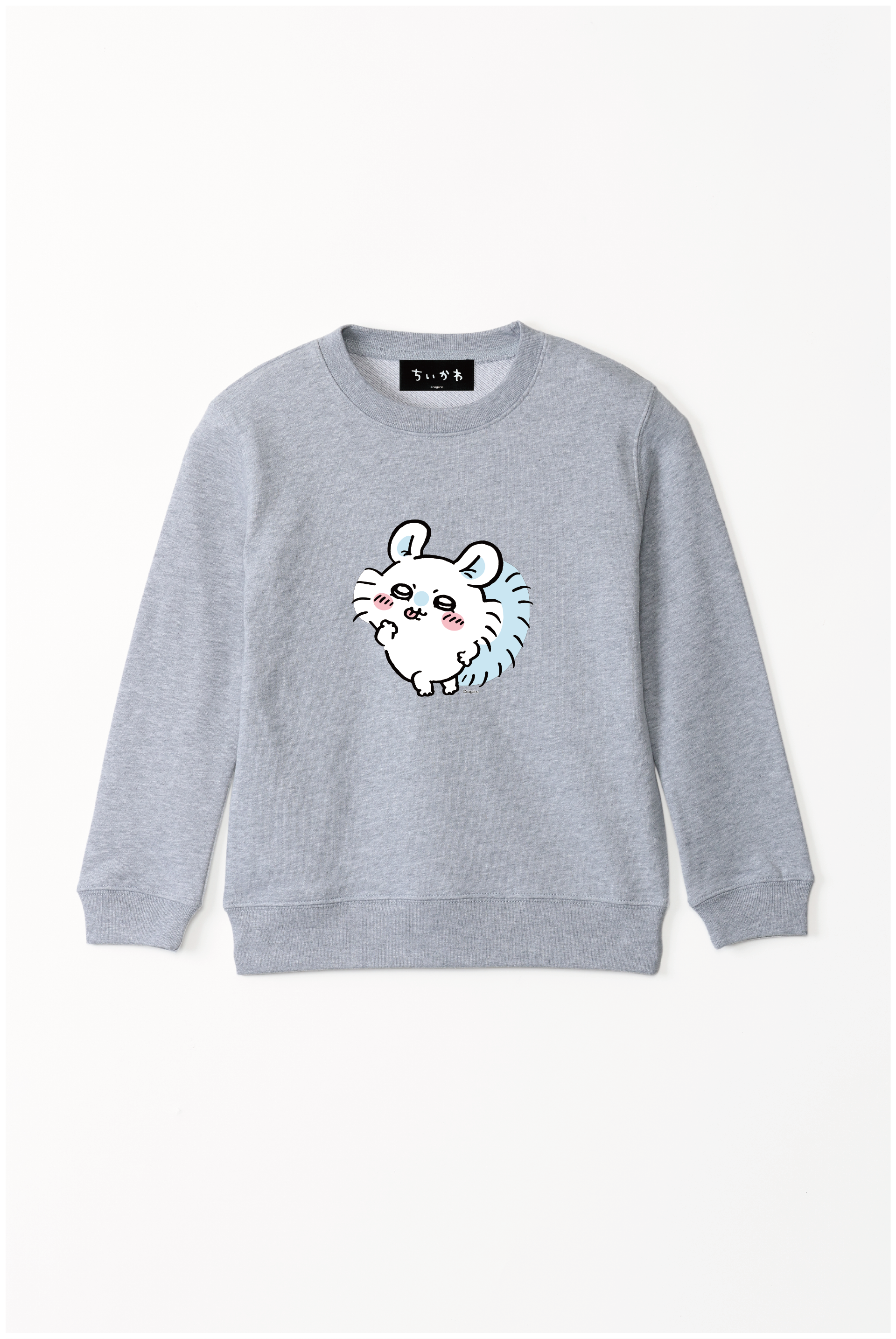 トップス meow ちいかわ うンまいもんが食べたいんだよォー キッズスウェット