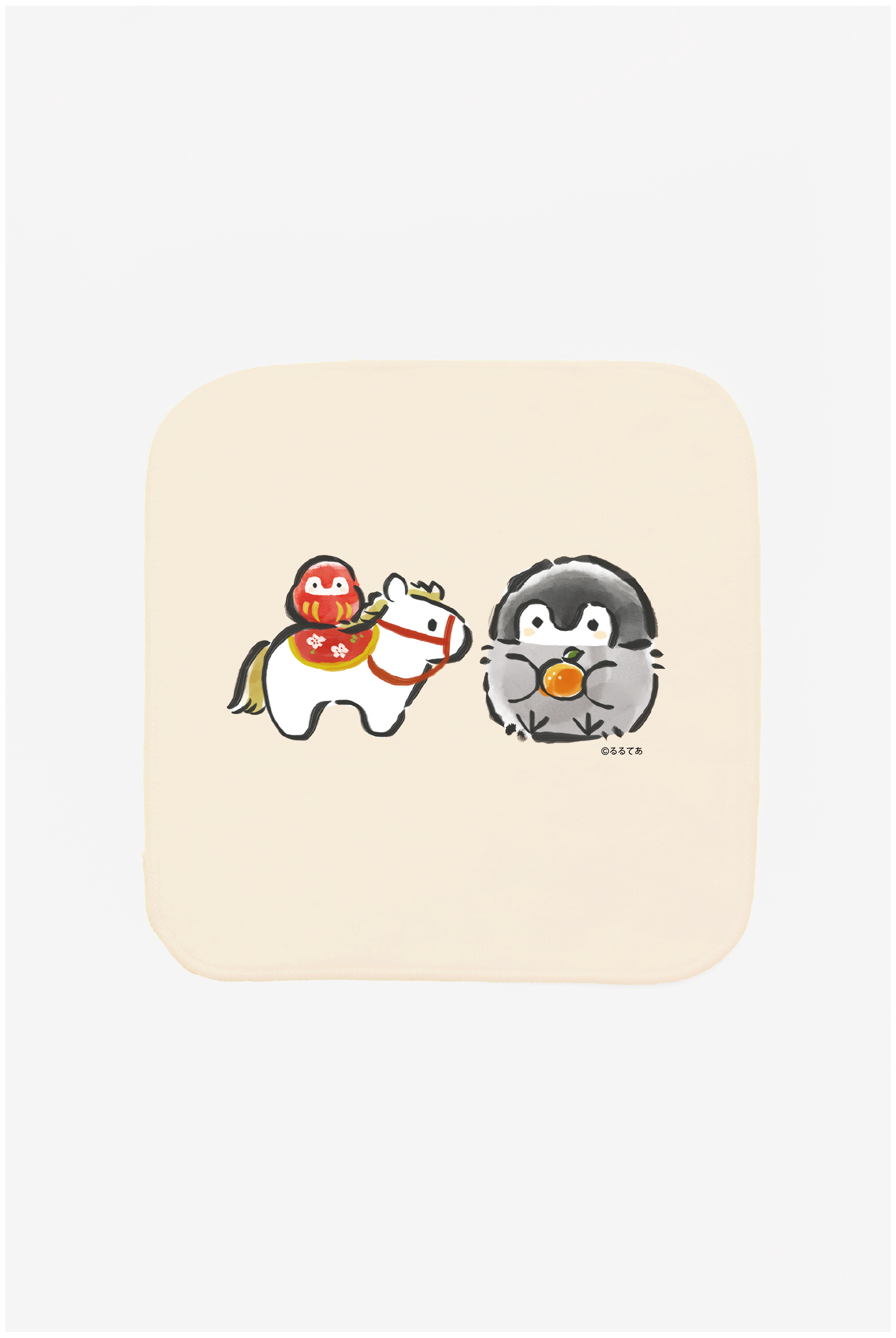 コウペンちゃん 馬とコウペンちゃん ミニタオル – Talking Heads ODM