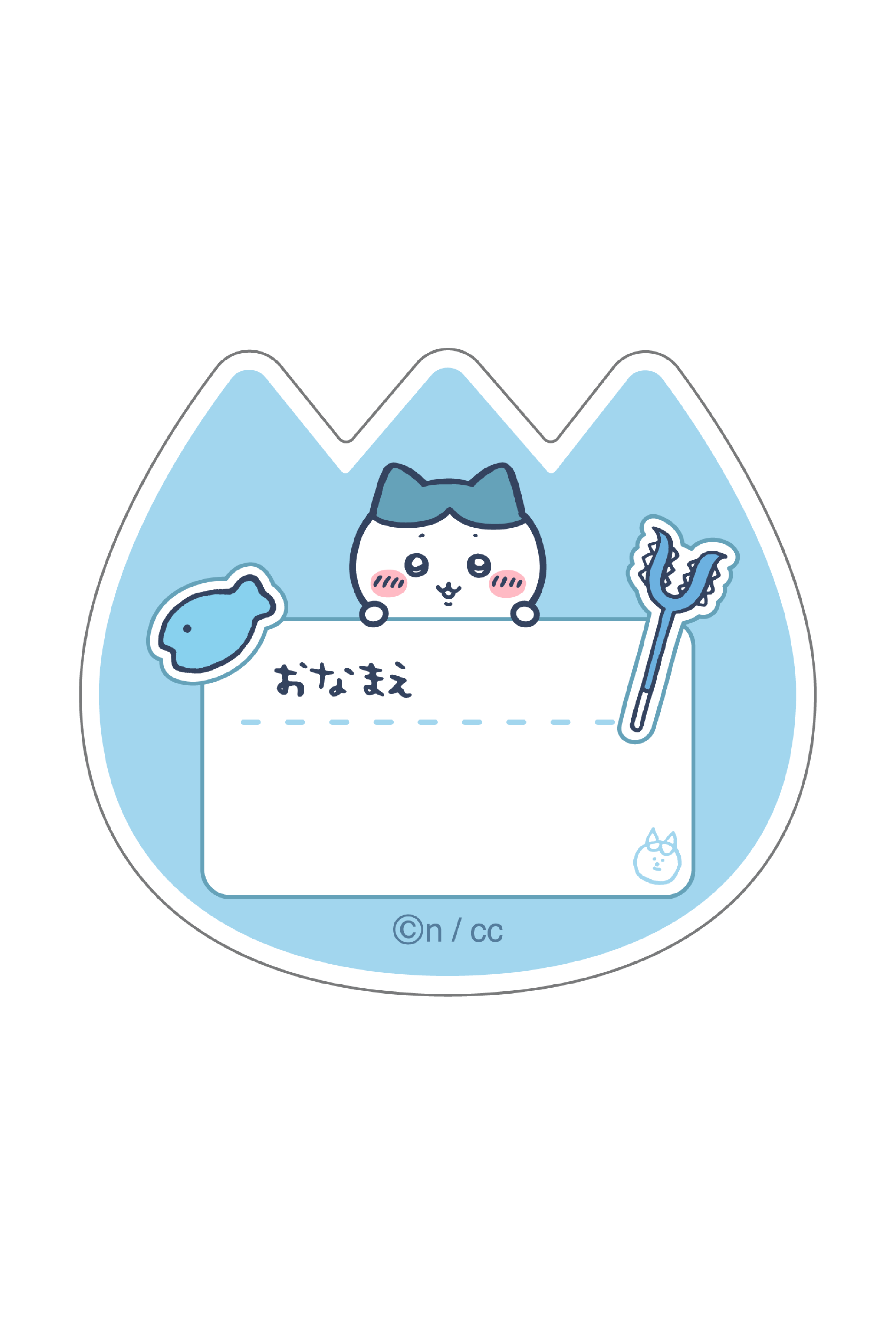 【匿名配送】ちいかわ ハチワレ おかおバッジ 2個セット ちいかわ お名前バッジ ハチワレ – Talking Heads ODM