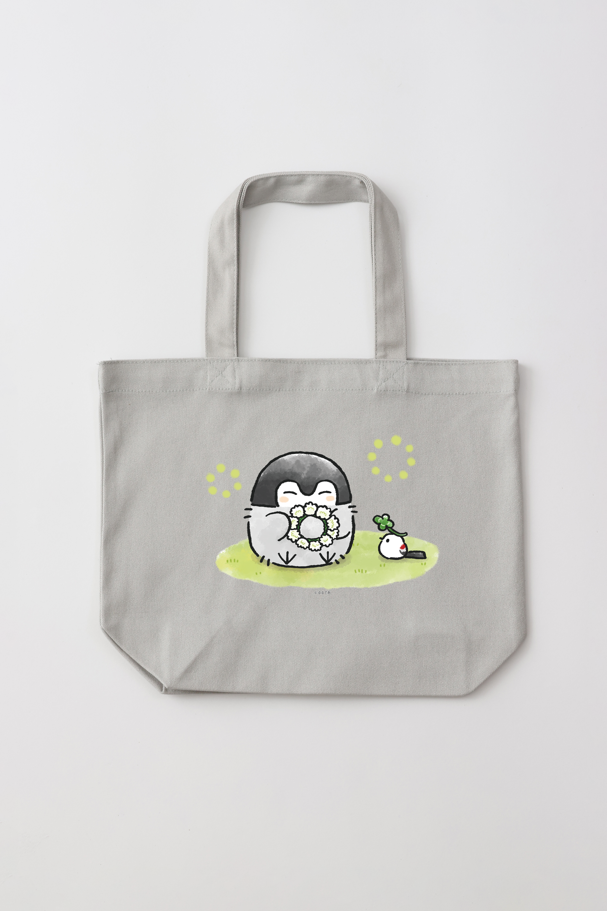 コウペンちゃん 花かんむり作り トートバッグ Sサイズ – Talking コウペンちゃん 花かんむり作り トートバッグ Sサイズ – Talking