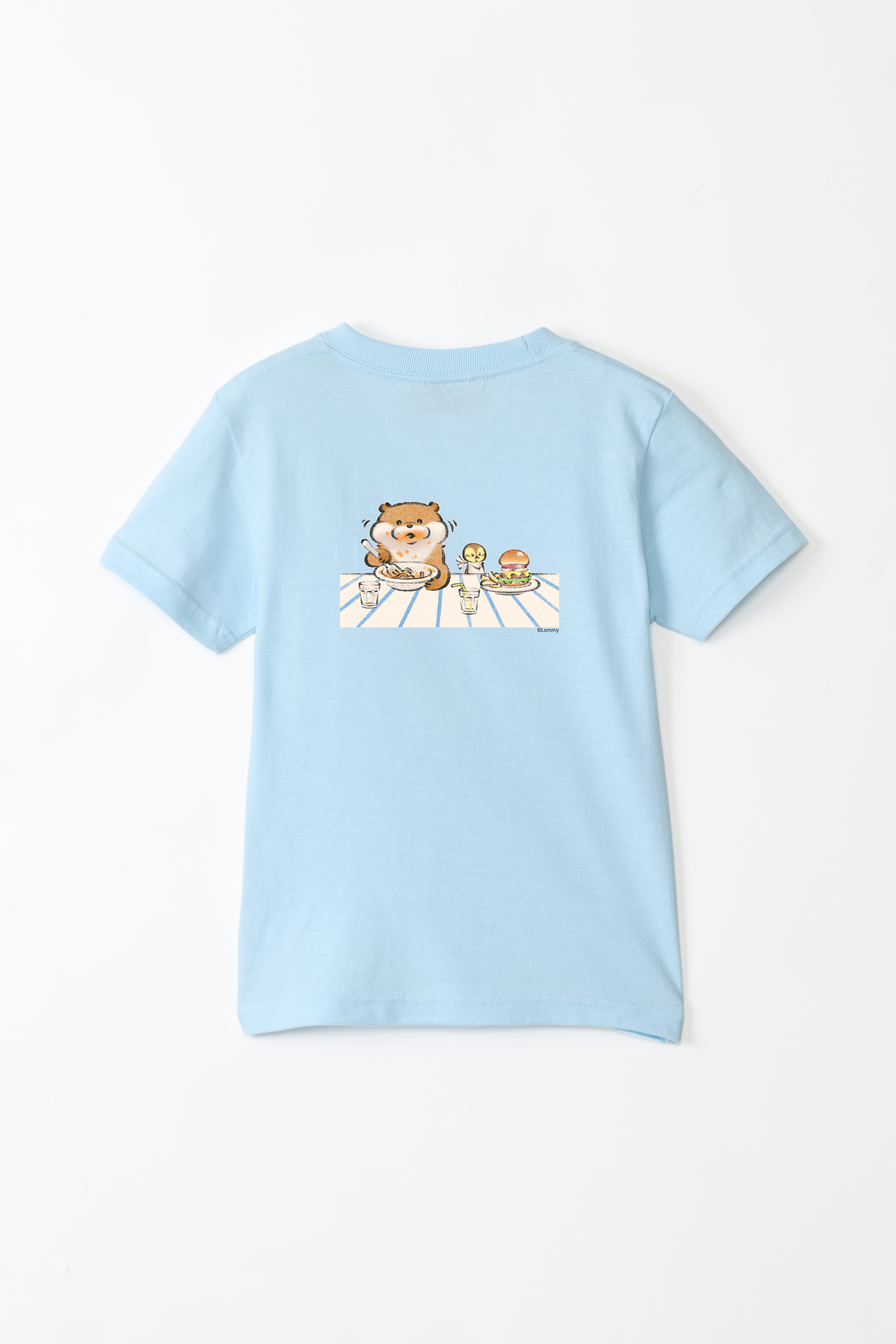 可愛い嘘のカワウソ ナポリタン キッズTシャツ – Talking Heads ODM